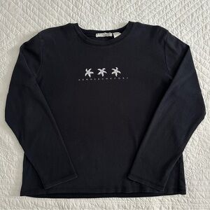 Kennebunkport Maine Long Sleeve Shirt Tee T-Shirt Crazy Horse Liz Claiborne XL